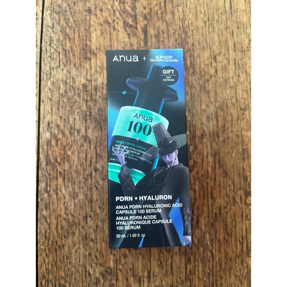Anua K-Pop Demon Hunters NIB PDRN Hyaluronic Acid‎ Capsule 100 Serum Korean 50mL